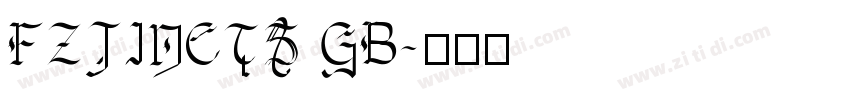 FZJINCTS GB字体转换